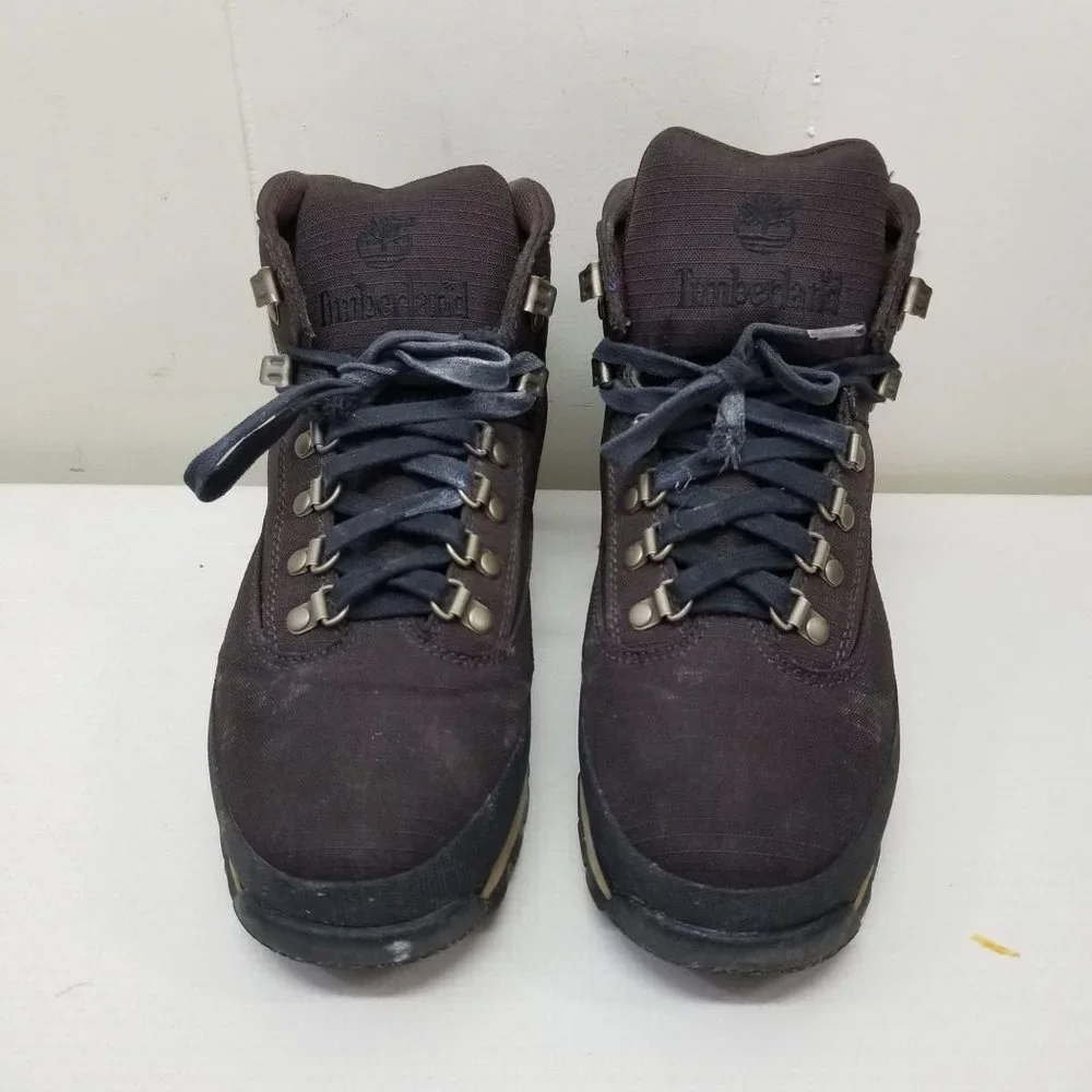 Timberland 9.5 Brown‎ High Top Boots Chunky Grunge Hiking Work